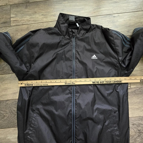 Adidas Men's Large Climaproof Black Spring/fall Jacket - Picture 7 of 13